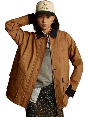 Anthropologie The Heritage Barn Jacket by Pilcro Size XXS (Runs Big)